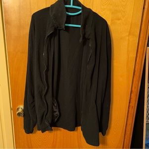 Men’s black fleece jacket